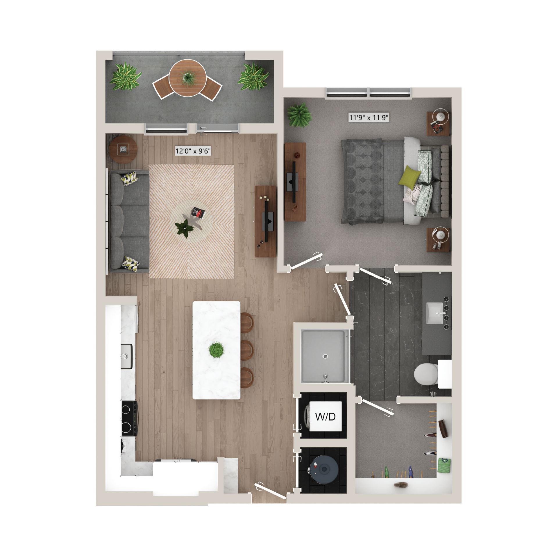 Zipcode Creative Floor Plan 2D