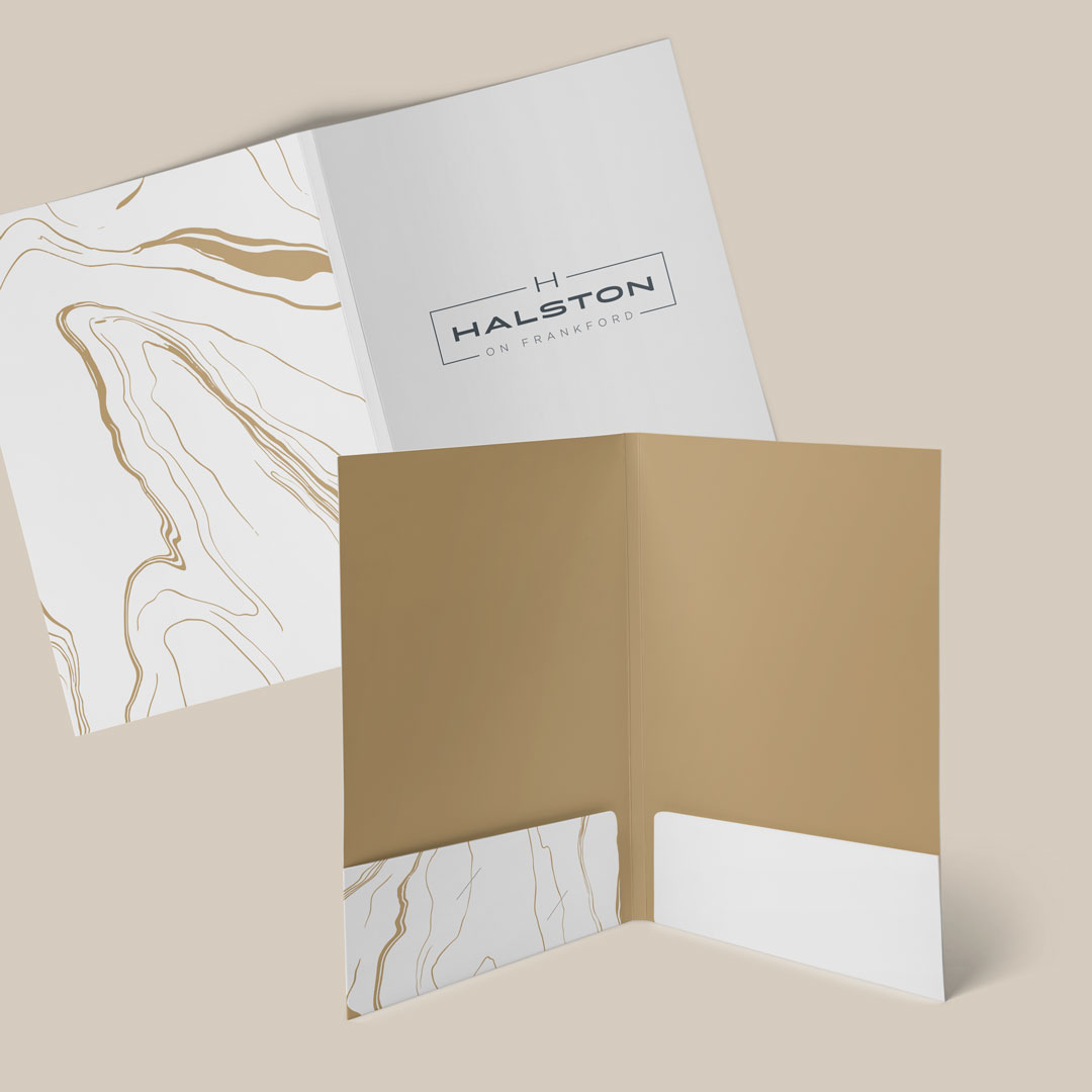 branded folder design